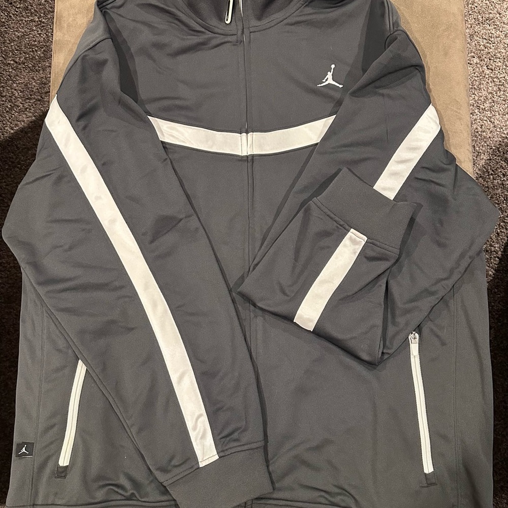 Jordan Black and White Windbreaker Jacket